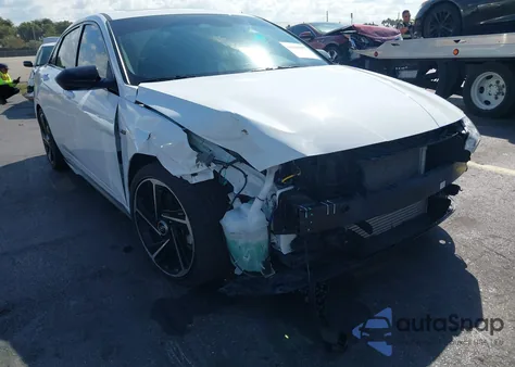 2023 Hyundai Elantra N Line из США, поврежденный, VIN KMHLR4AF1PU544535